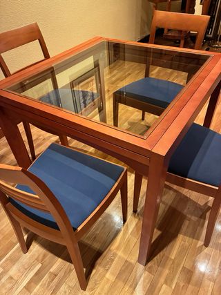 Mesa Comedor Extensible + 6 Sillas