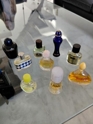 10 miniaturas de perfum