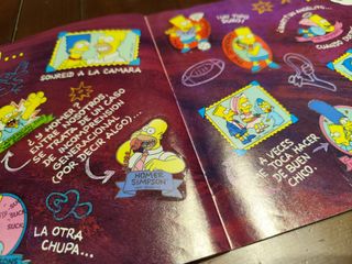 Álbum de cromos Los Simpsons Panini