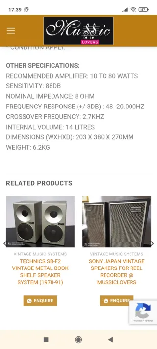 Altavoces Tannoy Mercury M2 Marrones