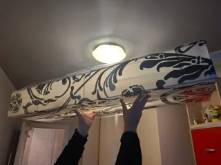 Lámpara de salón blanca