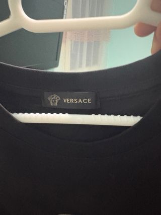 Camiseta Versace Negra Medusa