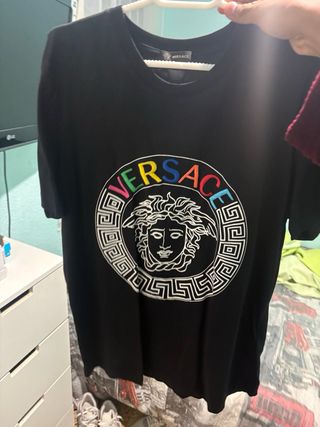 Camiseta Versace Negra Medusa