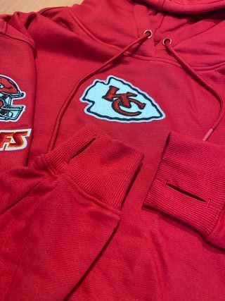 Sudadera Crop Top Kansas City Chiefs Talla M