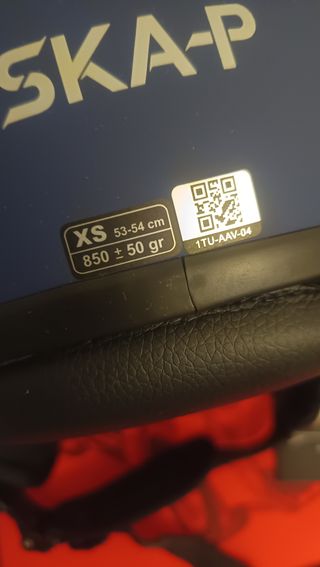 Casco Jet Azul con Visera