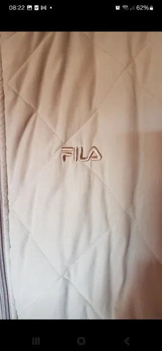 Giaccone Fila Uomo Taglia L Beige Trapuntato