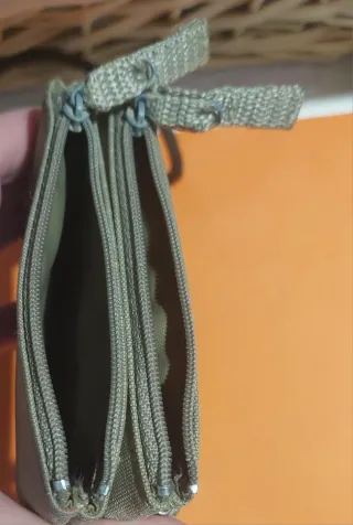 Monedero Avirex Cordura Beige Caqui