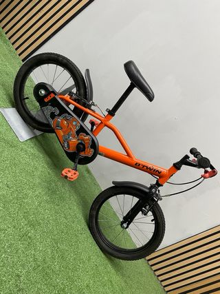 Bicicleta infantil B’TWIN BMX naranja | Revisada