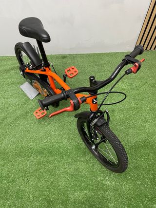 Bicicleta infantil B’TWIN BMX naranja | Revisada