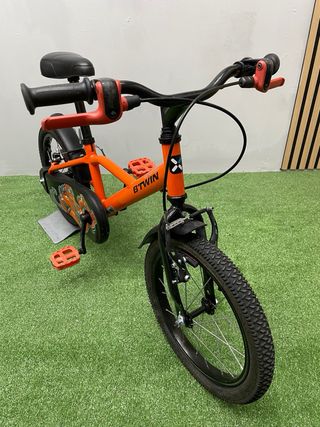 Bicicleta infantil B’TWIN BMX naranja | Revisada