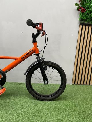 Bicicleta infantil B’TWIN BMX naranja | Revisada