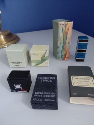 7 miniaturas de perfum