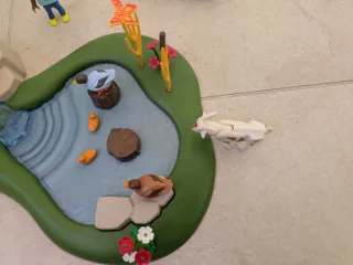 Playmobil Estanque con Figuras y Animales