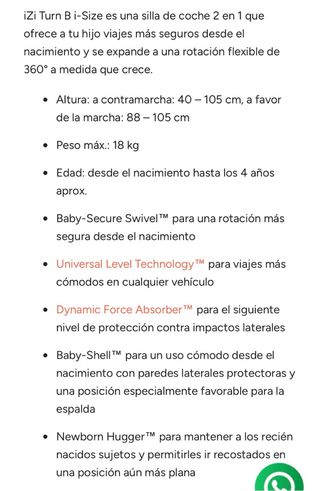 Silla Coche Besafe Izi Turn B i-Size