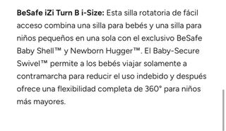 Silla Coche Besafe Izi Turn B i-Size