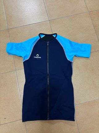 Neopreno niño Tribord azul y azul claro, talla 14