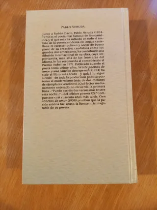 Veinte poemas de amor y una canción desesperada