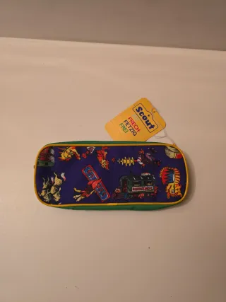 Astuccio Scout viola e verde