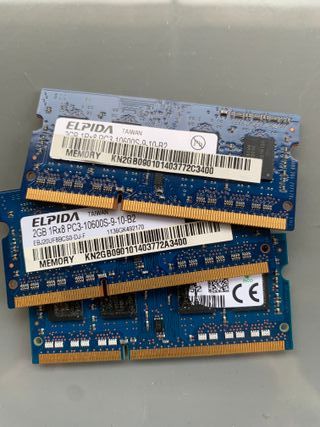 RAM Elpida 2GB PC3-10600S SODIMM