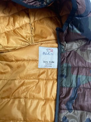 Abrigo infantil camuflaje