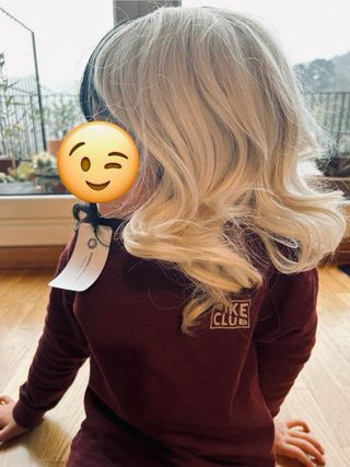 Peluca Cruella de Vil y accesorios