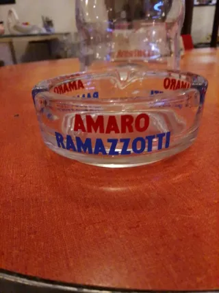 Posacenere in vetro Ramazzotti