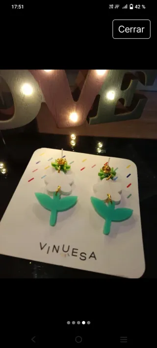 Pendientes Flor Vinuesa