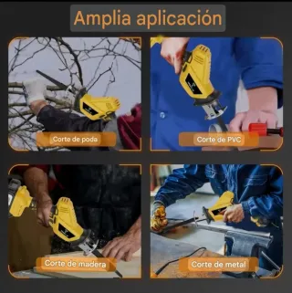 Sierra Sable Portátil Batería Recargable
