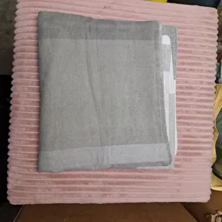 2 federe cuscini grigie 75x46 cm