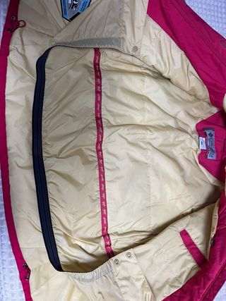 Chaqueta Nieve Columbia Mujer Roja y Blanca