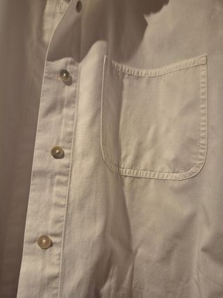 Camisa de chica, blanca manga larga