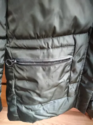 Anorak plumífero verde