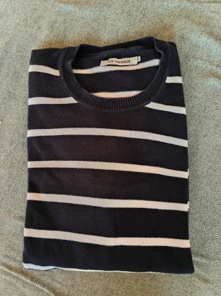 Jersey Ben Sherman Rayas Azul Marino y Blanco