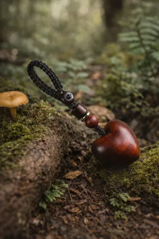 Llavero Corazón Sándalo