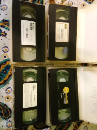 Lote 4 Películas VHS: Matrix, Gattaca, Stigmata, S