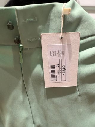 Pantalón verde agua