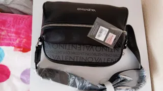 Riñonera Valentino Negra y Gris