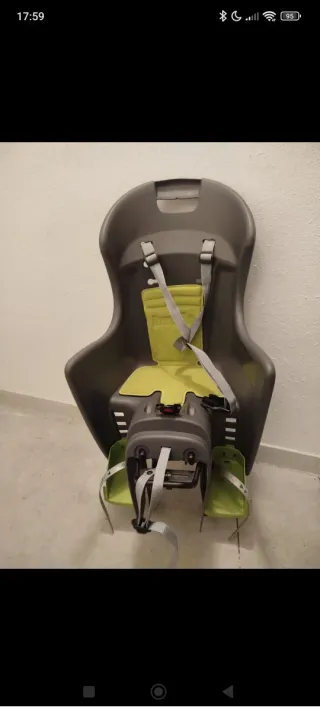 Silla Portabebés Polisport para Bicicleta