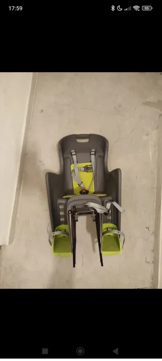 Silla Portabebés Polisport para Bicicleta