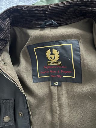 Chaqueta de cuero Belstaff marron no uso