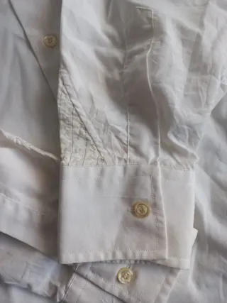Camisa de vestir blanca para hombre