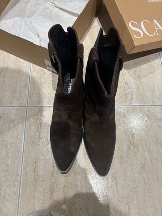 Botines Scalpers Mujer Marrón Talla 38