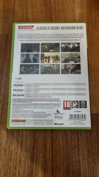 Metal Gear Solid HD Collection Xbox 360