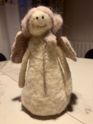 Angelo in lana cotta