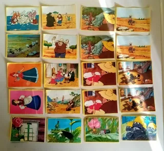 20 cromos antiguos Danone