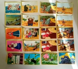 20 cromos antiguos Danone