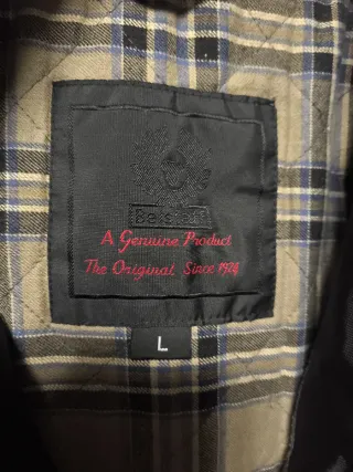 Cazadora Belstaff Negra Talla L