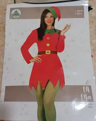 Disfraz Elfa Talla L Guirma