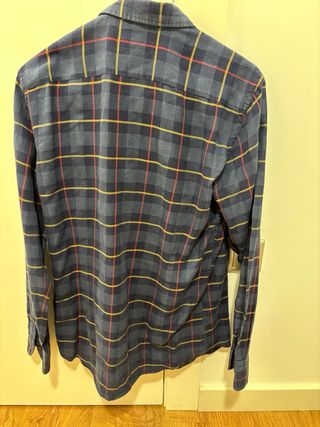 Camisa Massimo Dutti cuadros azul multicolor