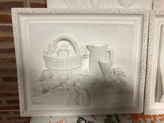 Cuadros de escayola decorativos